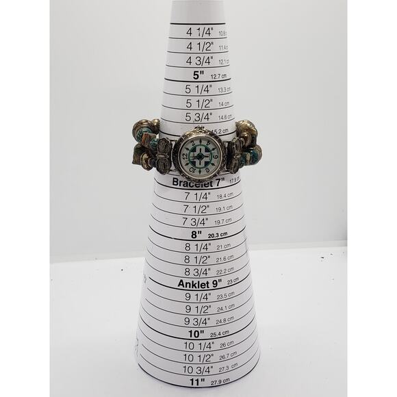 LA Express women's watch. Multi colored beaded band,. LAX206-070 PC21 - Picture 7 of 8